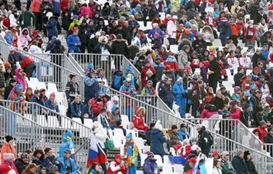 Thế vận hội Sochi 2014: Bán được vé, SVĐ vẫn vắng tanh